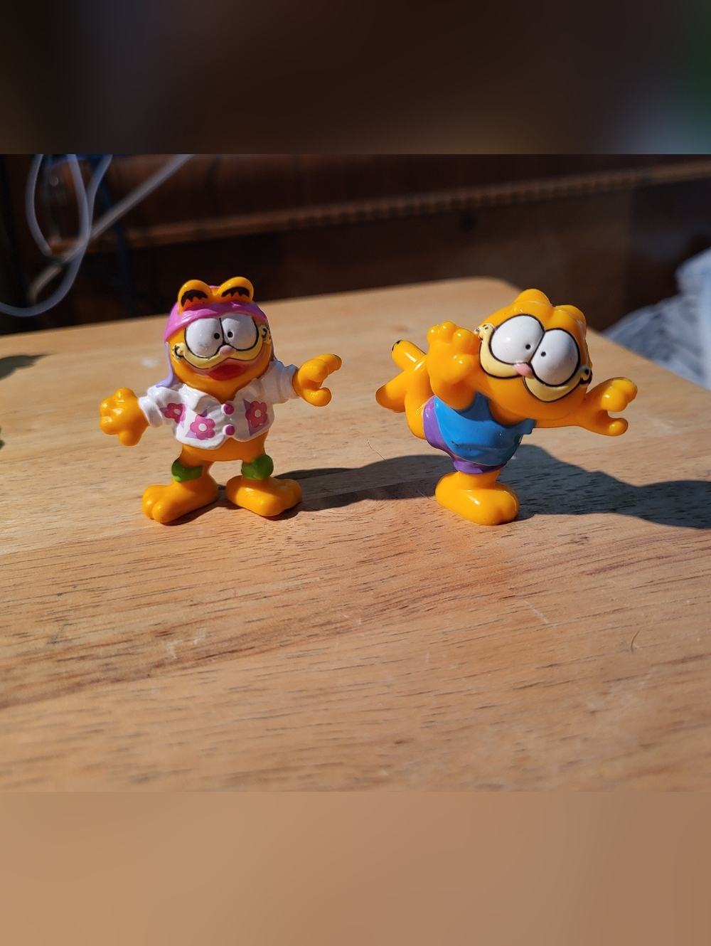 Vintage Garfield 2” Toy Figurines United Feature Syndicate 1978 1981